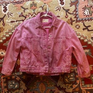 We The Free Pink Denim Jacket 💕